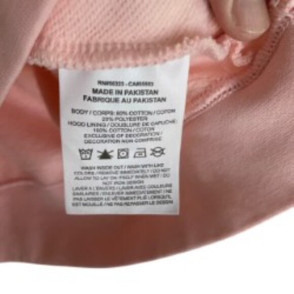 Nike Pink Embroidered Logo Hoodie Sweatshirt Large - Picture 4 of 4